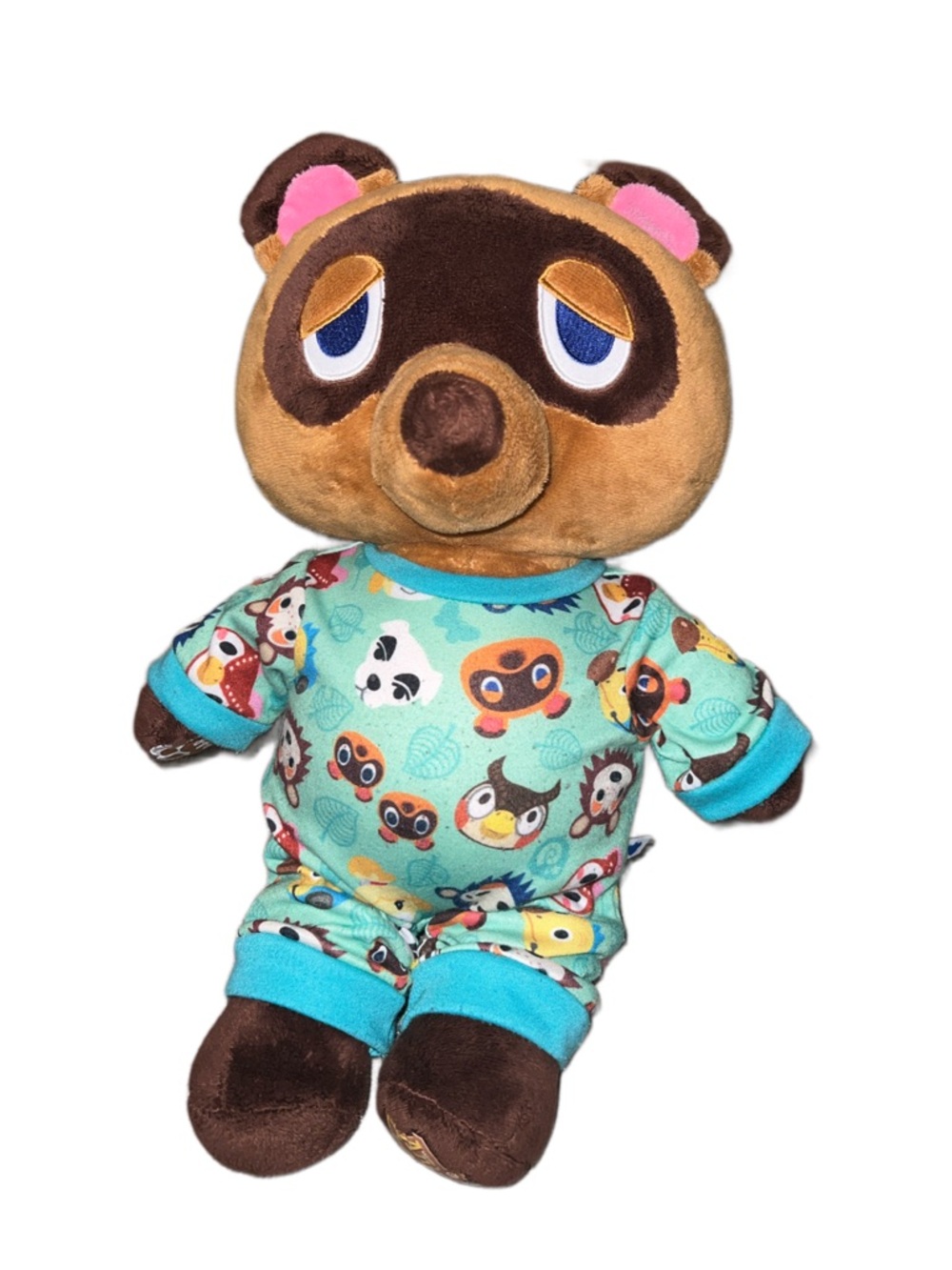 Animal Crossing New Horizons Tom Nook Build-A-Bear Plush 16" w Pajamas